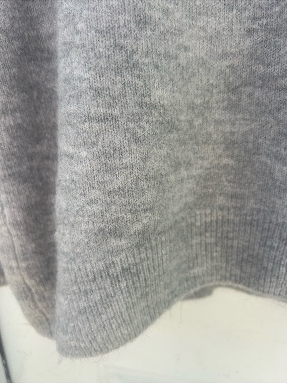 Broadway 38 Day Dreamer Sweater Large Gray Eyelash Letter Knit Cozy Pullover - Picture 6 of 7
